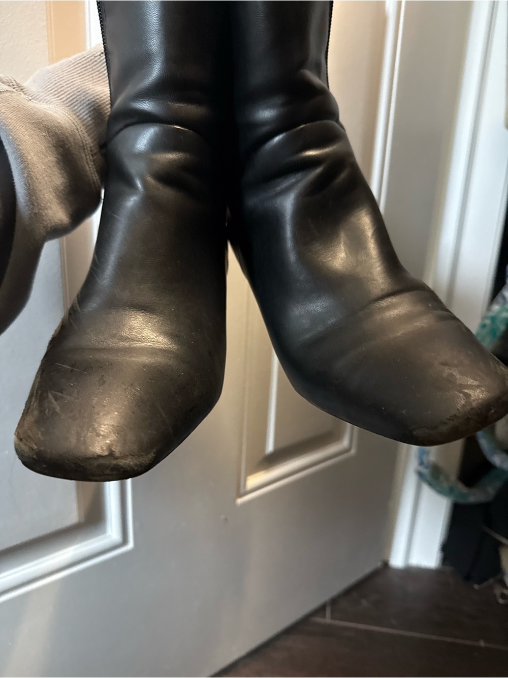 Nordstrom Black Leather Heeled Boots